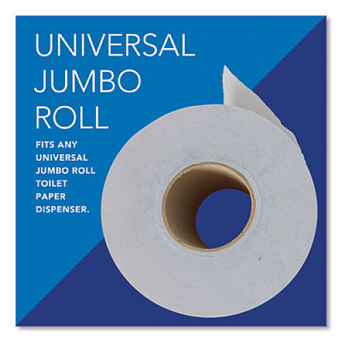 Scott Essential 100% Recycled Fiber JRT Bathroom Tissue for Business, Septic Safe, 2-Ply, 3.55" x 1,000 ft, White, 12 Rolls/Carton (67805)