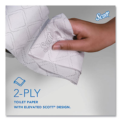 Scott Pro Small Core High Capacity/SRB Bath Tissue, Septic Safe, 2-Ply, White, 1,100 Sheets/Roll, 36 Rolls/Carton (47305)