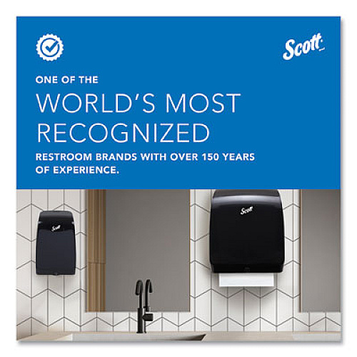 Scott Essential Standard Roll Bathroom Tissue for Business, Septic Safe, 2-Ply, White, 550 Sheets/Roll, 80 Rolls/Carton (04460)