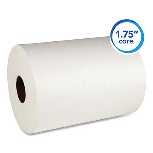 Scott Slimroll Towels, Absorbency Pockets, 8" x 580 ft, White, 6 Rolls/Carton (12388)