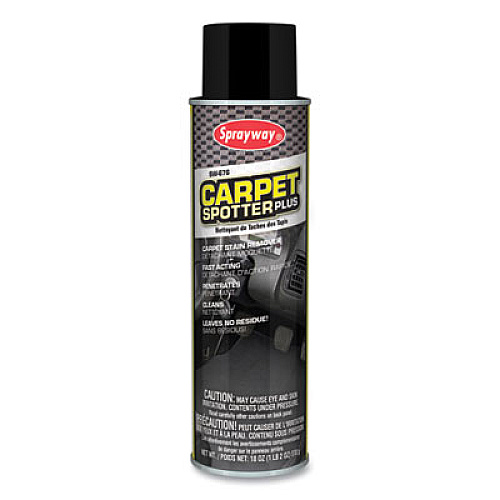 Sprayway Carpet Spotter Plus, Butyl Scent, 18 oz Aerosol Spray, Dozen (676)