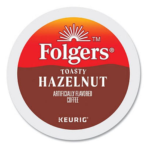 Folgers Toasty Hazelnut Coffee K-Cups, 24/Box (0162)