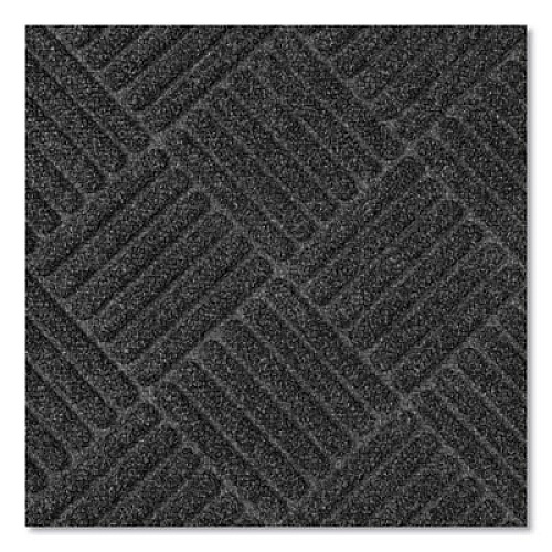 Apache Mills Ecomat Crosshatch Entry Mat, Rectangular, Charcoal Gray Crush-Resistant Ribbed Surface, 48" x 72" (062023)