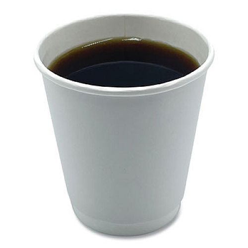 Boardwalk Paper Hot Cups, Double-Walled, 10 oz, White, 500/Carton (DW10HCUP)