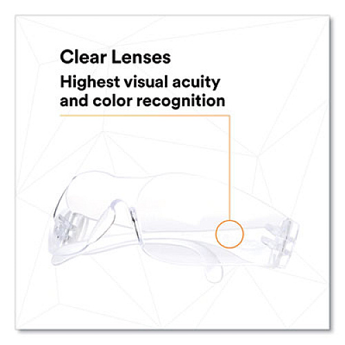 3M Virtua Protective Eyewear, Frameless, Clear Single Lens (1122008000)