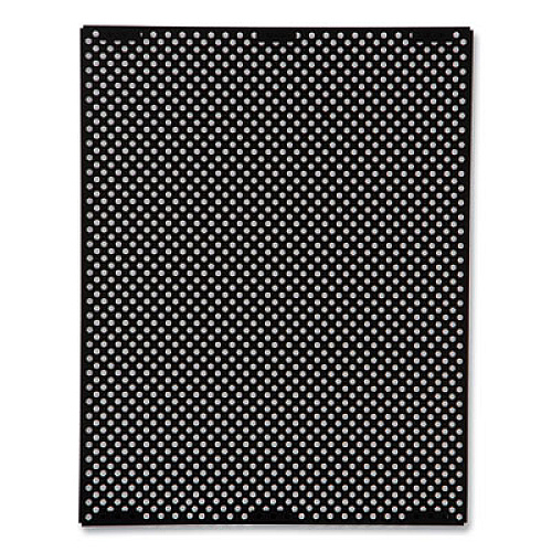 Rubbermaid Commercial Medium General Purpose Perforated Panels for Tailor and Landmark Series Containers, 20.72" x 0.5" x 27.95", Black, 4/Carton (2182610)