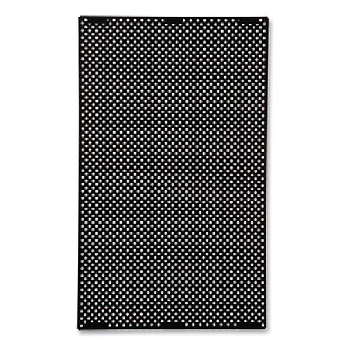 Rubbermaid Commercial Large General Purpose Perforated Panels for Tailor and Landmark Series Containers, 20.72" x 0.5" x 34.33", Black, 4/Carton (2182676)