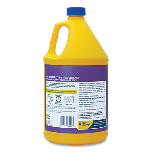Zep Shower Tub and Tile Cleaner, Pleasant Scent, 1 gal, 4/Carton (ZUSTT128A)