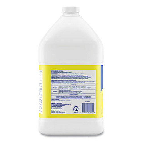 Professional LYSOL Brand Disinfectant Deodorizing Cleaner Concentrate, Lemon Scent, 128 oz Bottle, 4/Carton (99985CT)