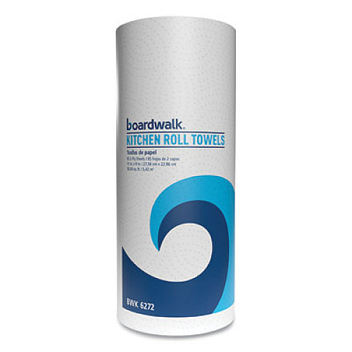 Boardwalk Kitchen Roll Towel, 2-Ply, 11 x 9, White, 85 Sheets/Roll, 30 Rolls/Carton (6272)
