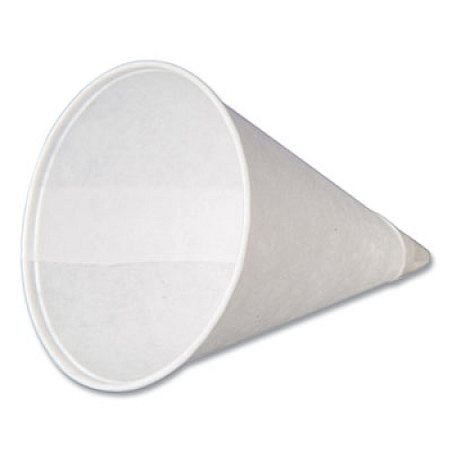 Coffee Pro Paper Cone Cups, 4 oz, White, 5,000/Carton (CPCONE4)