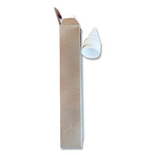 Coffee Pro Paper Cone Cups, 3.2 oz, White, 5,000/Carton (CPCONESTD)