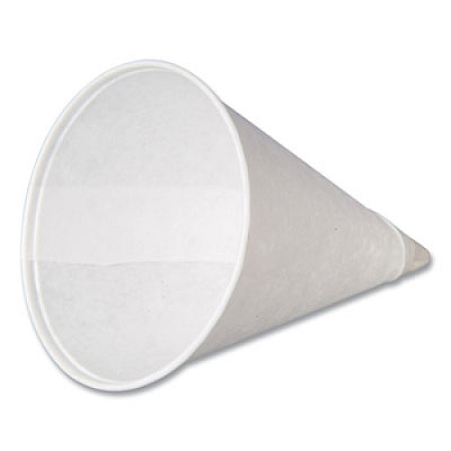 Coffee Pro Paper Cone Cups, 3.2 oz, White, 5,000/Carton (CPCONESTD)