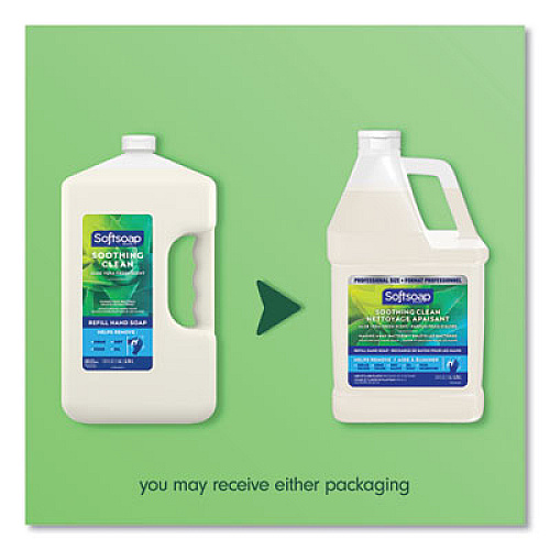 Softsoap Liquid Hand Soap Refill with Aloe, Aloe Vera Fresh Scent, 1 gal., 4/Carton (61036483CT)