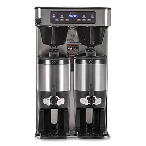 BUNN ICB Infusion Series Twin Tall Coffee Brewer, 51 Cups, Silver/Black (532000101)