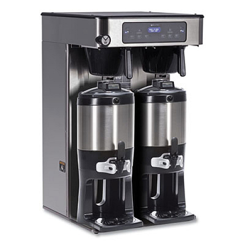 BUNN ICB Infusion Series Twin Tall Coffee Brewer, 51 Cups, Silver/Black (532000101)