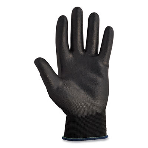 KleenGuard G40 Polyurethane Coated Gloves, EN388: 3131X, 15" Long, Medium, Black, 12 Pairs (13838)
