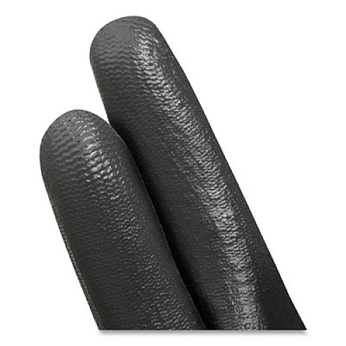 KleenGuard G40 Polyurethane Coated Gloves, EN388: 3131X, 15" Long, Medium, Black, 12 Pairs (13838)
