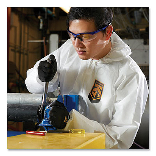 KleenGuard G40 Polyurethane Coated Gloves, EN388: 3131X, 15" Long, Medium, Black, 12 Pairs (13838)