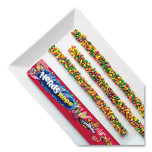 Nestl Nerds Rope Candy, Fruity, 0.92 oz Individually Wrapped, 24/Carton (22002136)