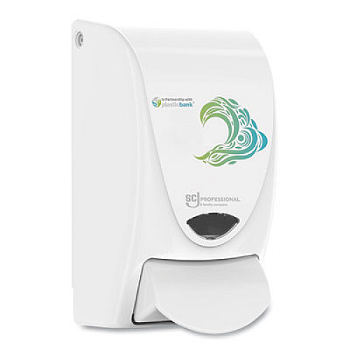 SC Johnson Professional Proline WAVE Manual Soap Dispenser, 1 L, 4.9 x 4.6 x 9.2, White, 15/Carton (RCP1LDSEN)