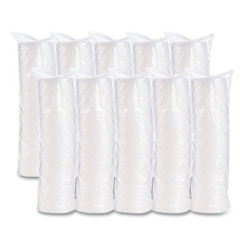 Dart Plastic Cold Cup Lids, Fits 8 oz to 9 oz Cold Cups, Translucent, 100/Pack, 10 Packs/Carton (8SL)