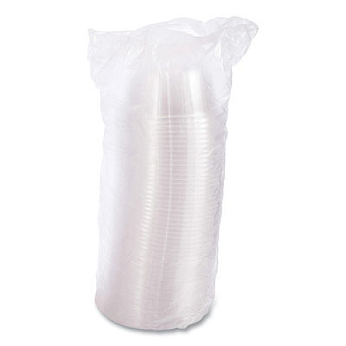 Dart D-T Sundae/Cold Cup Lids, Fits 5 oz to 32 oz Cold Cups, Plastic, Clear, 50/Pack, 20 Packs/Carton (20HDLC)