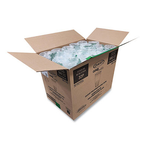 Dart Conex ClearPro Plastic Cold Cups, 32 oz, Clear, 25/Bag, 20 Bags/Carton (32P)