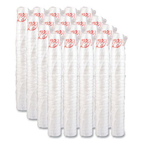 Dart Coca-Cola Foam Cups, 32 oz, White/Red, 25/Bag, 20 Bags/Carton (32TJ32C)