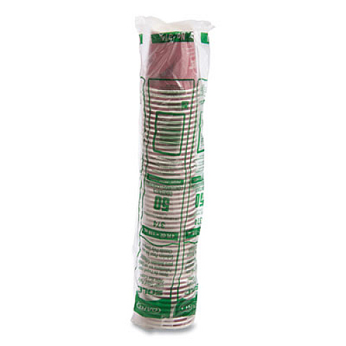 SOLO Single-Sided Poly Paper Hot Cups, 4 oz, Bistro Design, 50/Pack, 20 Packs/Carton (374SI)