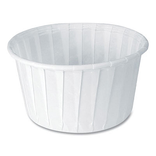 SOLO Paper Water Cups, ProPlanet Seal, 5 oz, Meridian Design, 100/Sleeve, 25 Sleeves/Carton (52MD)