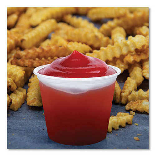 Dart Conex Complements Portion/Medicine Cups, 5.5 oz, Plastic, Translucent, 125/Bag, 20 Bags/Carton (550PC)