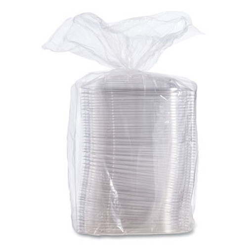 Dart PresentaBowls Pro Clear Square Lids for 24 oz to 32 oz Bowls, 8.5 x 8.5 x 0.5, Clear, Plastic, 63/Bag, 4 Bags/Carton (C2464BDL)