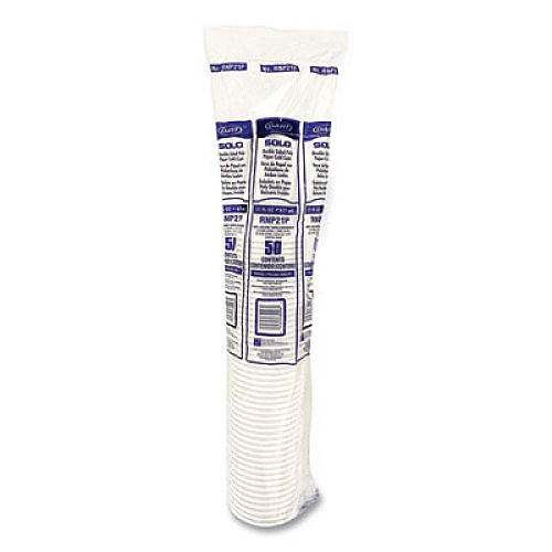 SOLO Double-Sided Poly (DSP) Paper Cold Cups, 21 oz, White, 1,000/Carton (RNP21P2050)