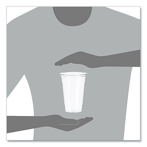 SOLO Ultra Clear Cups, 20 oz, Plastic, 50/Bag, 12 Bags/Carton (TP20)