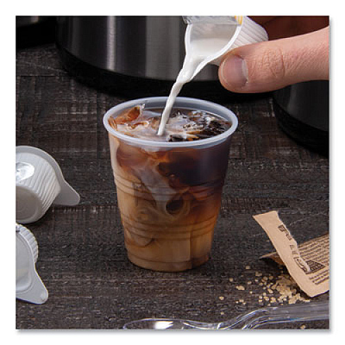 Dart High-Impact Polystyrene Cold Cups, 5 oz, Plastic, Translucent, 100/Pack (Y5PK)