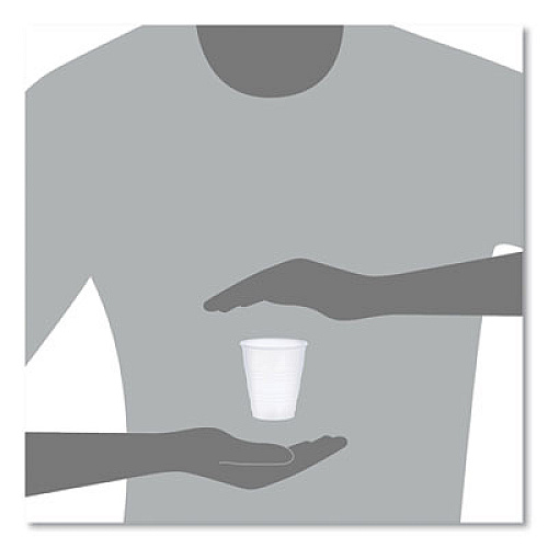 Dart High-Impact Polystyrene Cold Cups, 5 oz, Plastic, Translucent, 100/Pack (Y5PK)