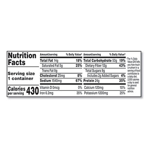 Campbell's Chunky Firehouse Hot and Spicy Chili with Beans, 15.25 oz, 8/Carton (35100013)