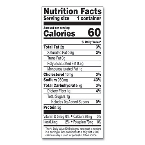 Campbell's Soup On The Go Chicken with Mini Noodles, 10.75 oz Cup, 8/Carton (35100007)