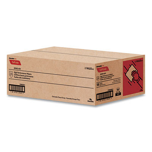 Cascades PRO Tuff-Job S600 High Performance Wipers, 12 x 13, 50/Bag, 18 Bags/Carton (W620)