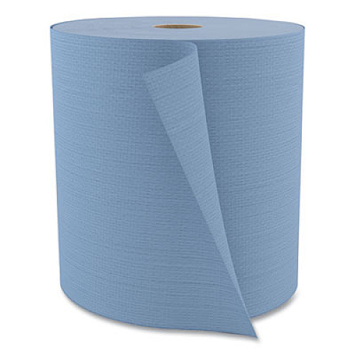 Cascades PRO Tuff-Job Spunlace Towels, Jumbo Roll, 12 x 13, Blue, 475/Roll (W802)