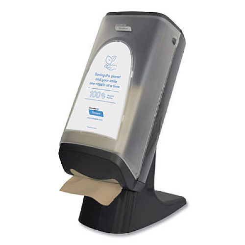 Cascades PRO Tandem Stand/Wall Napkin Dispenser, 9.06 x 12.4 x 20.28, Gray (C440)