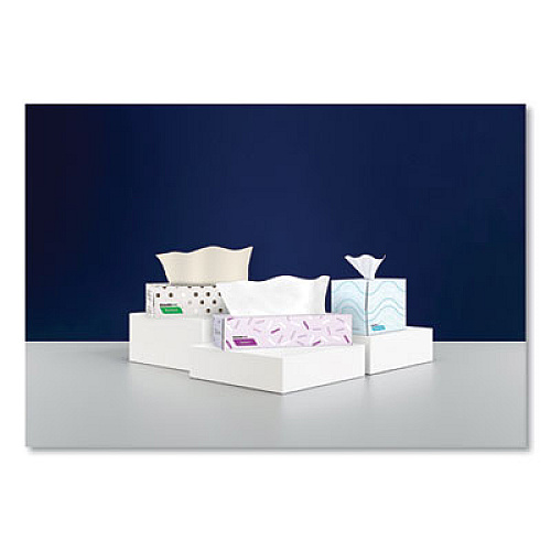 Cascades PRO Signature Facial Tissue, Cube Box, 2-Ply, White, 90 Sheets/Box, 36 Boxes/Carton (F710)