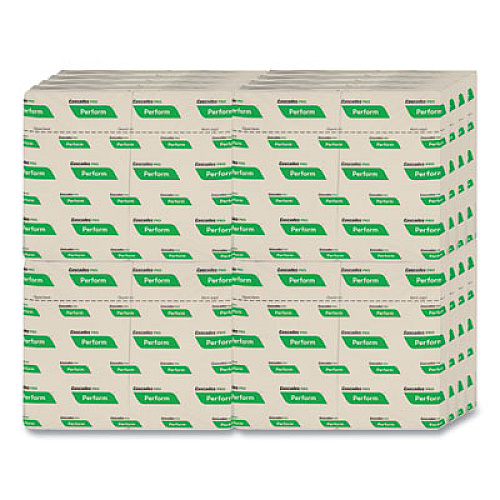 Cascades PRO Perform Interfold Napkins, 1-Ply, 12.63 x 8.5, Natural, 376/Pack, 16 Packs/Carton (T411)