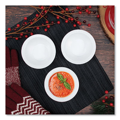 Dart Concorde Non-Laminated Foam Dinnerware, Bowl, 5 oz, White, 125/Pack, 8 Packs/Carton (5BWWC)