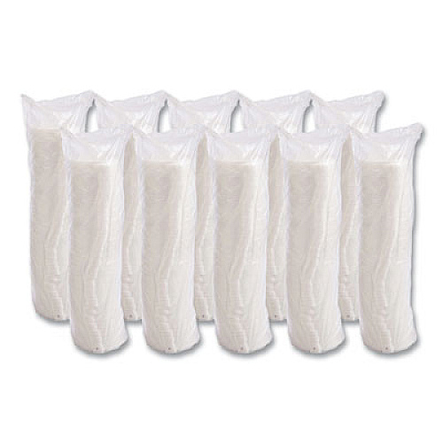 Dart Lift n' Lock Plastic Hot Cup Lids, Fits 10 oz Hot Cups, White, 1,000/Carton (10FTL)