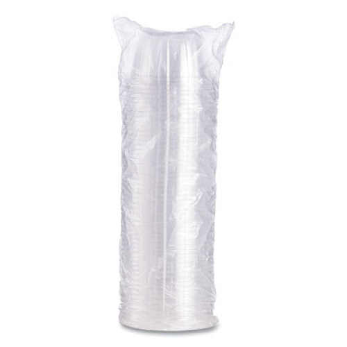 Dart D-T Sundae/Cold Cup Lids, Fits 6 oz/8 oz/12 oz Cold Cups, Plastic, Clear, 50/Pack, 20 Packs/Carton (12HDLC)