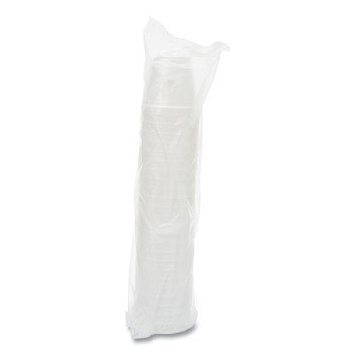 Dart Foam Containers, Squat, 16 oz, White, 25/Bag, 20 Bags/Carton (16MJ20)