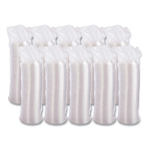 Dart Plastic Dome Lid, Fits 5 oz to 32 oz Hot Cups/Containers, Clear, 100/Pack, 10 Packs/Carton (20DLCR)