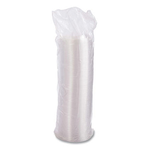 Dart Plastic Dome Lid, Fits 5 oz to 32 oz Hot Cups/Containers, Clear, 100/Pack, 10 Packs/Carton (20DLCR)